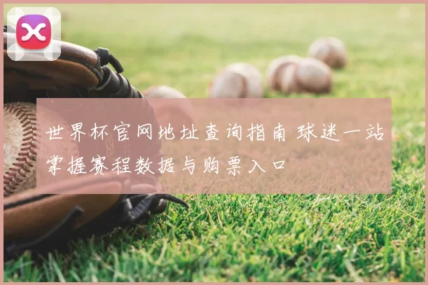 世界杯官网地址查询指南 球迷一站掌握赛程数据与购票入口