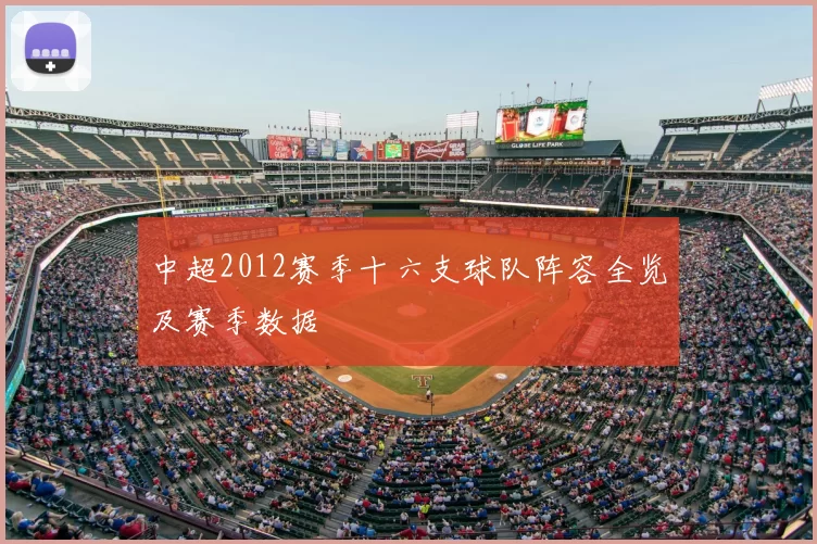 中超2012赛季十六支球队阵容全览及赛季数据